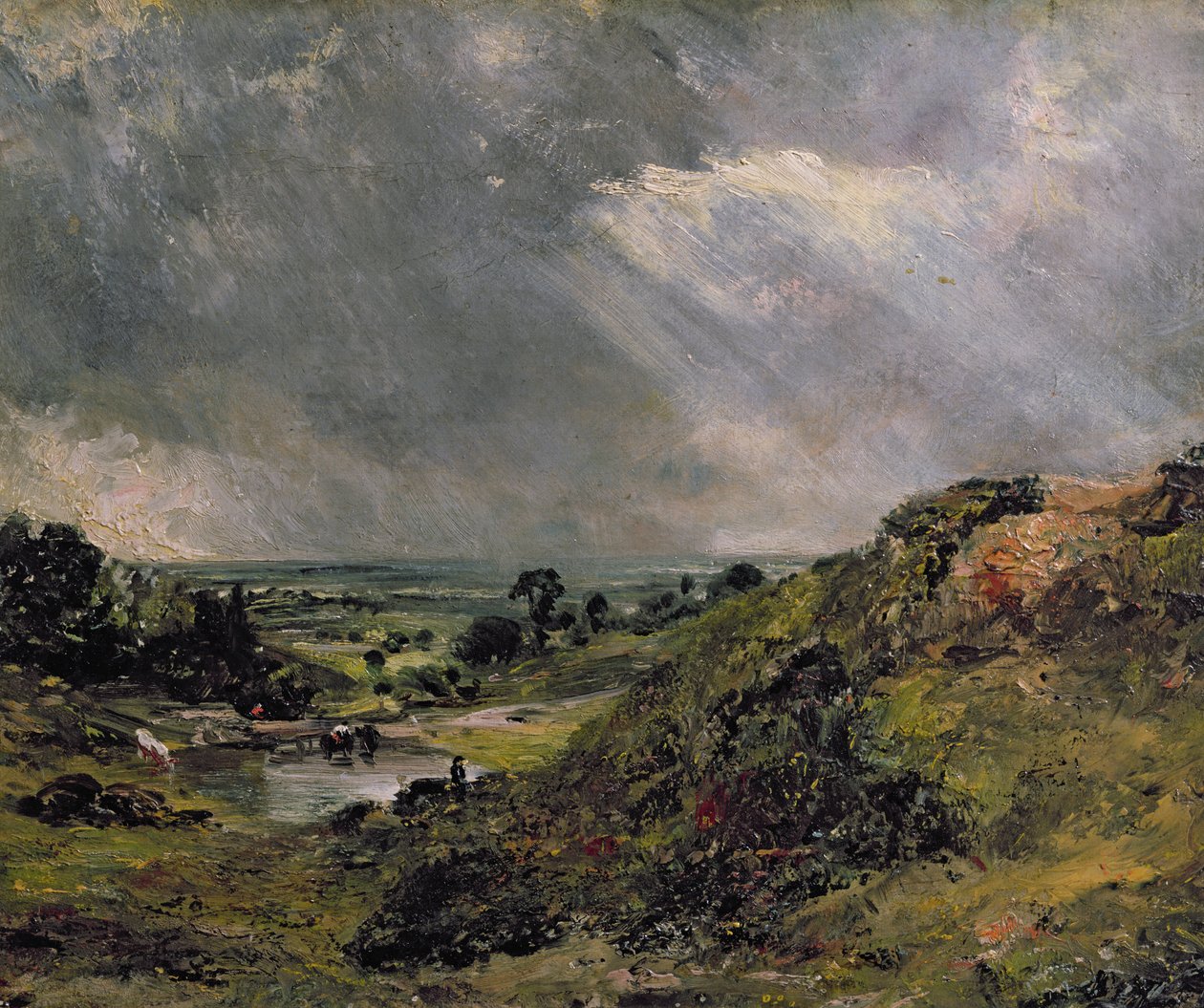 Hampstead Heath, Branch Hill Pond, 1828 - John Constable