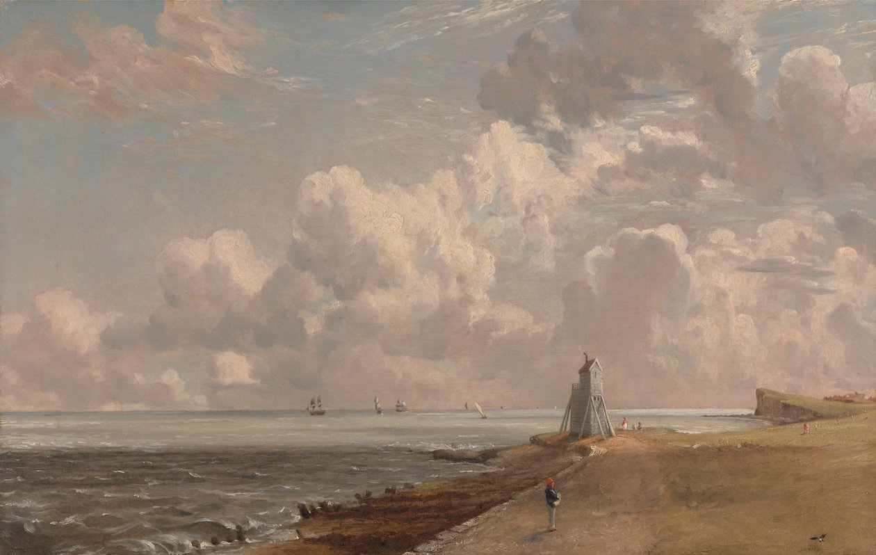 Harwich : Le phare bas et Beacon Hill - John Constable