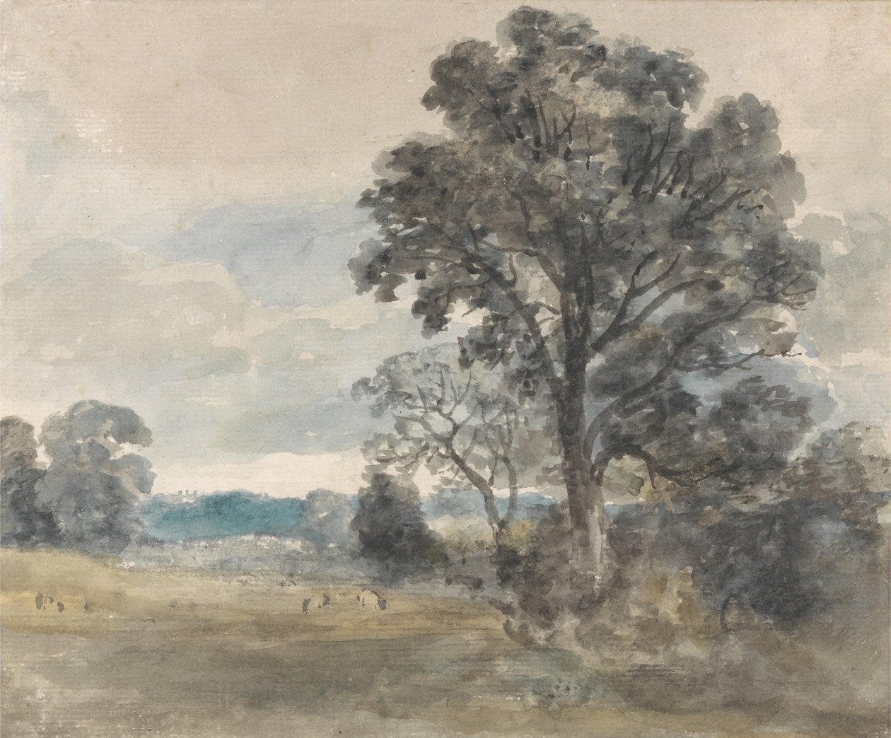 Paysage à East Bergholt - John Constable
