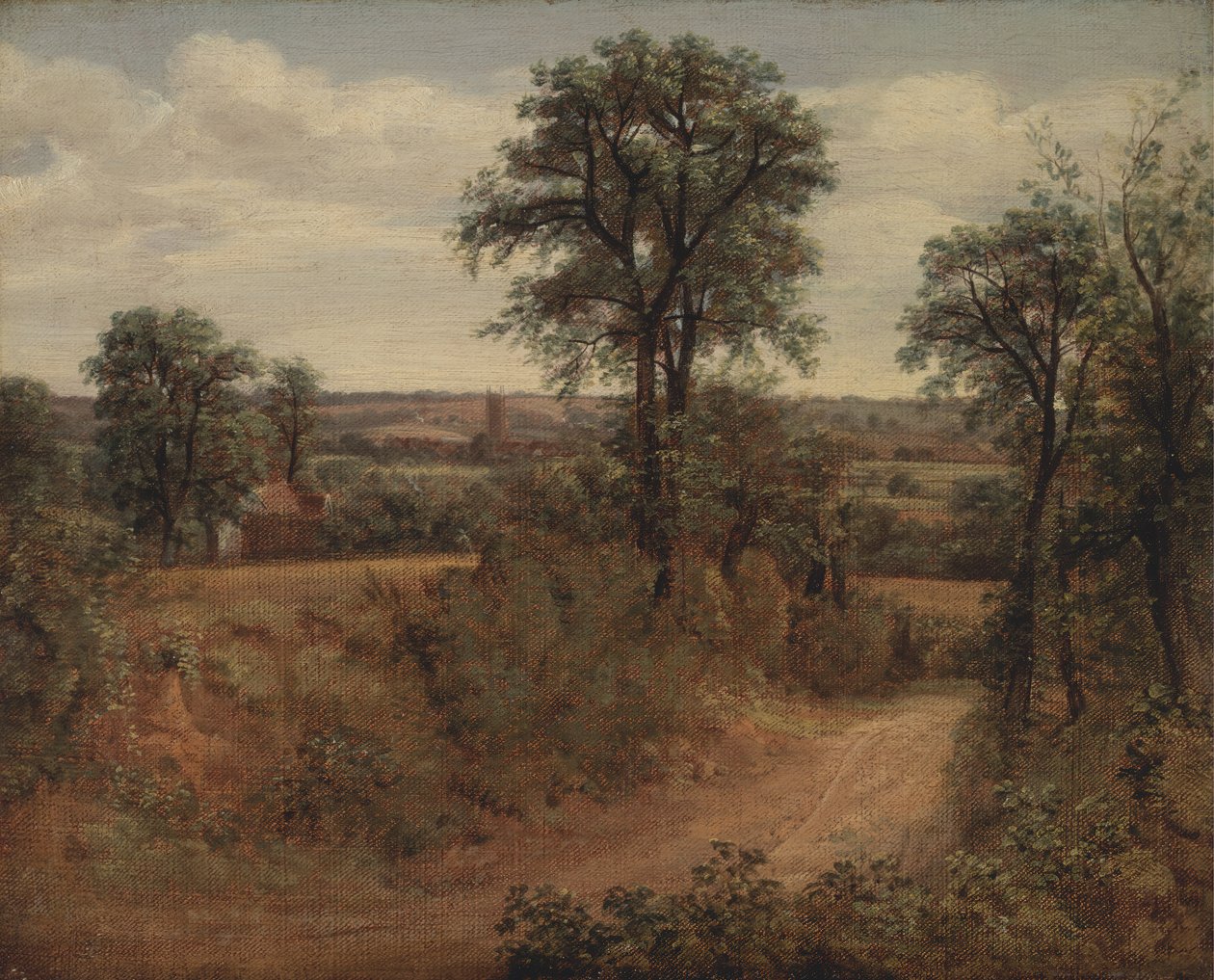 Chemin près de Dedham, 1802 - John Constable