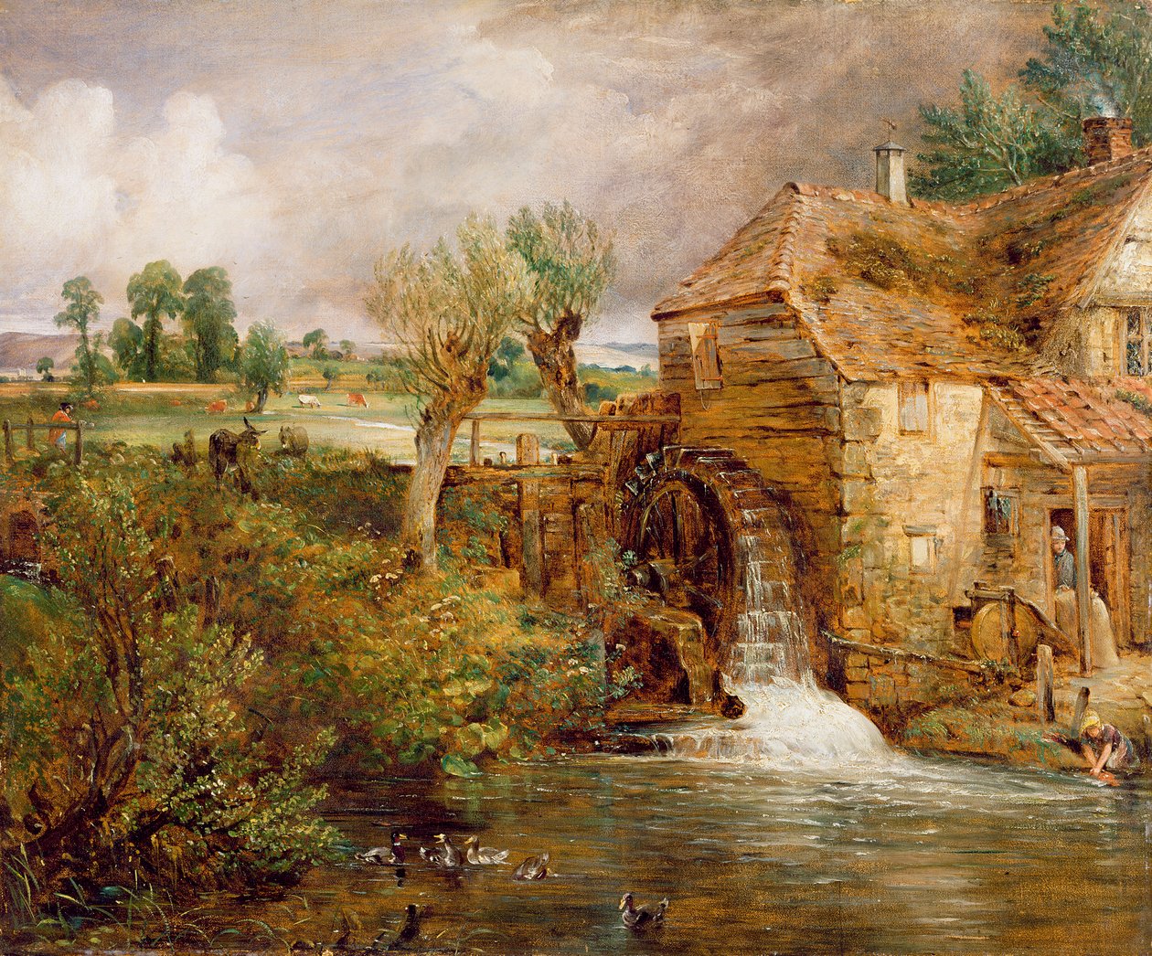 Moulin à Gillingham, Dorset - John Constable