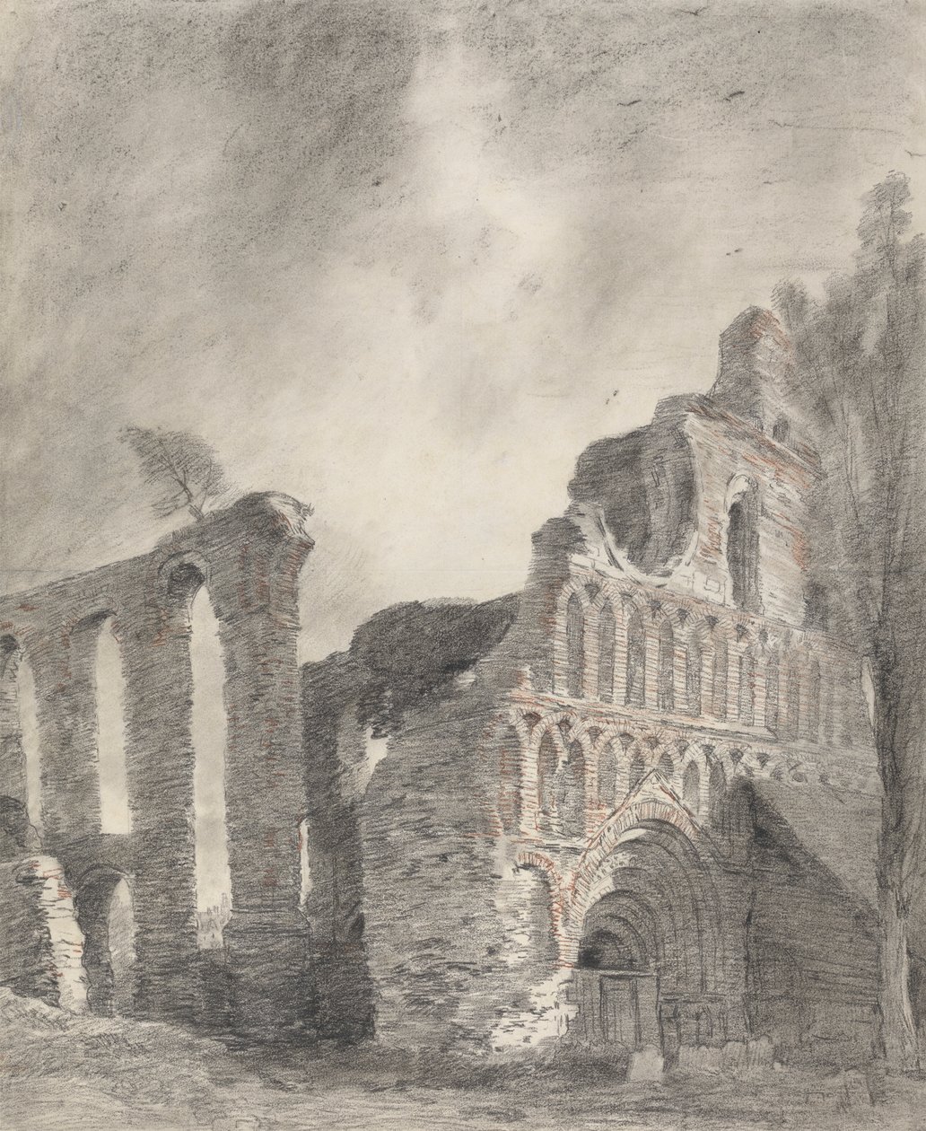 Ruine du Prieuré de St. Botolph, Colchester - John Constable