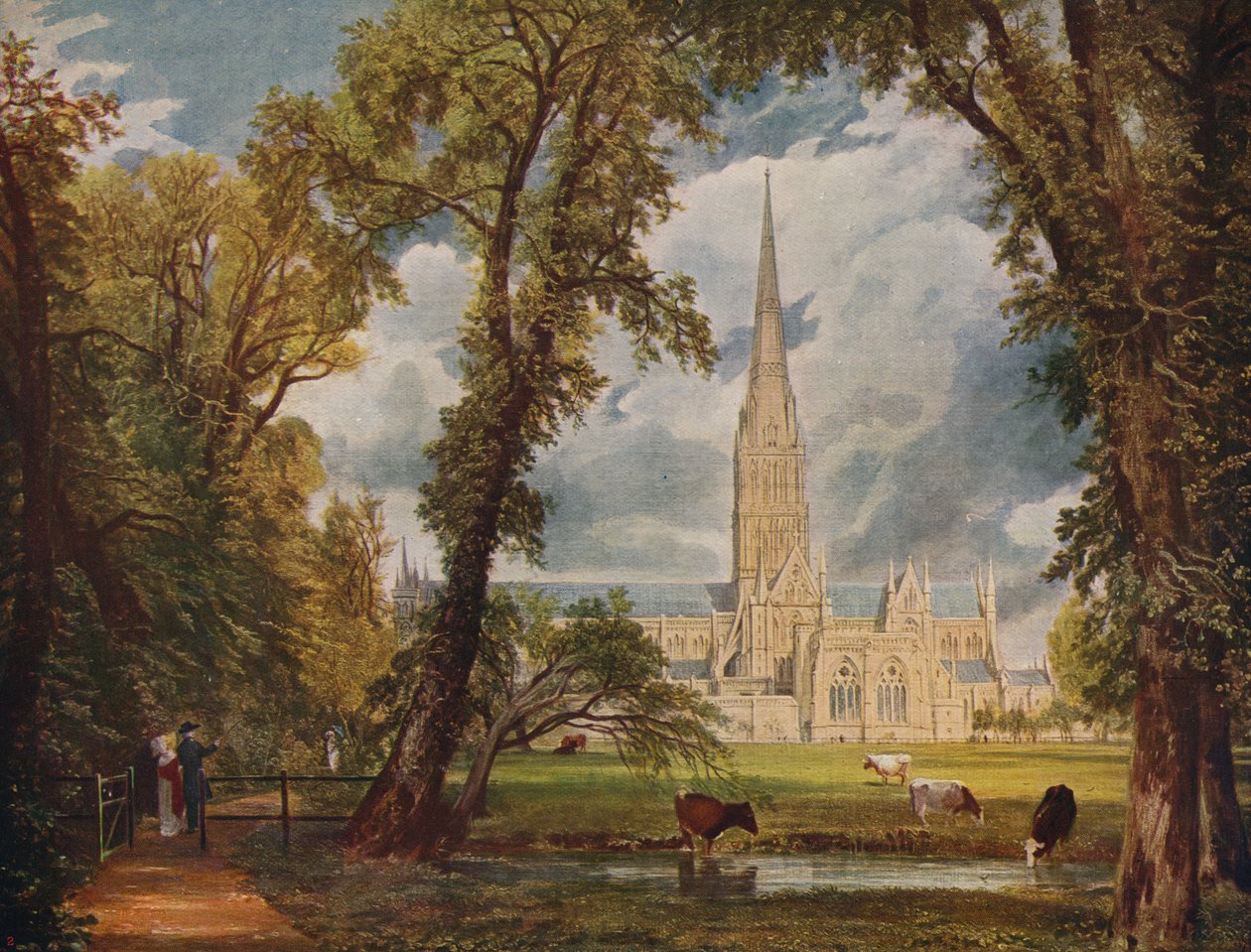 Cathédrale de Salisbury, 1823, vers 1915 - John Constable