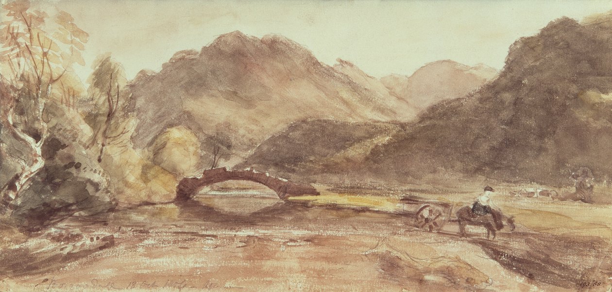 Croquis de Borrowdale, 1806, après-midi - John Constable