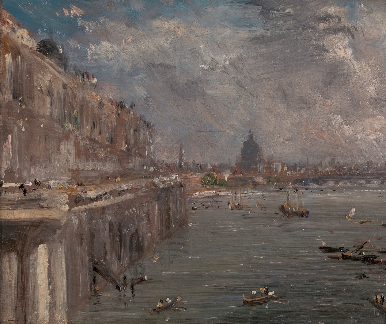 Terrasse de Somerset House depuis le pont de Waterloo - John Constable