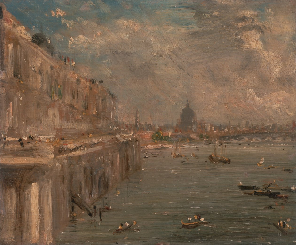 Terrasse de Somerset House depuis le pont de Waterloo - John Constable