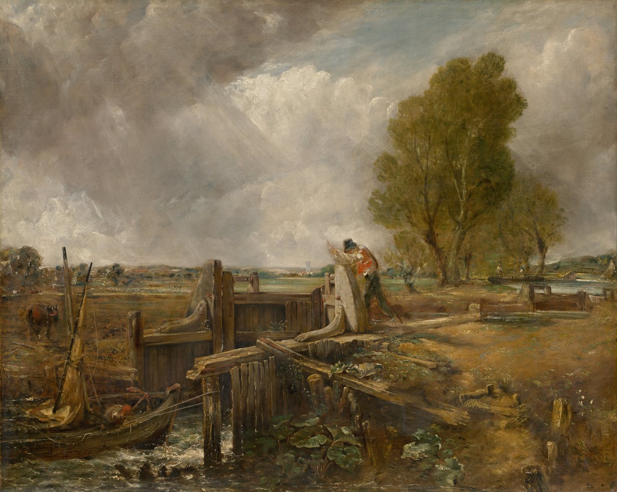 Étude de "Un bateau passant une écluse" - John Constable