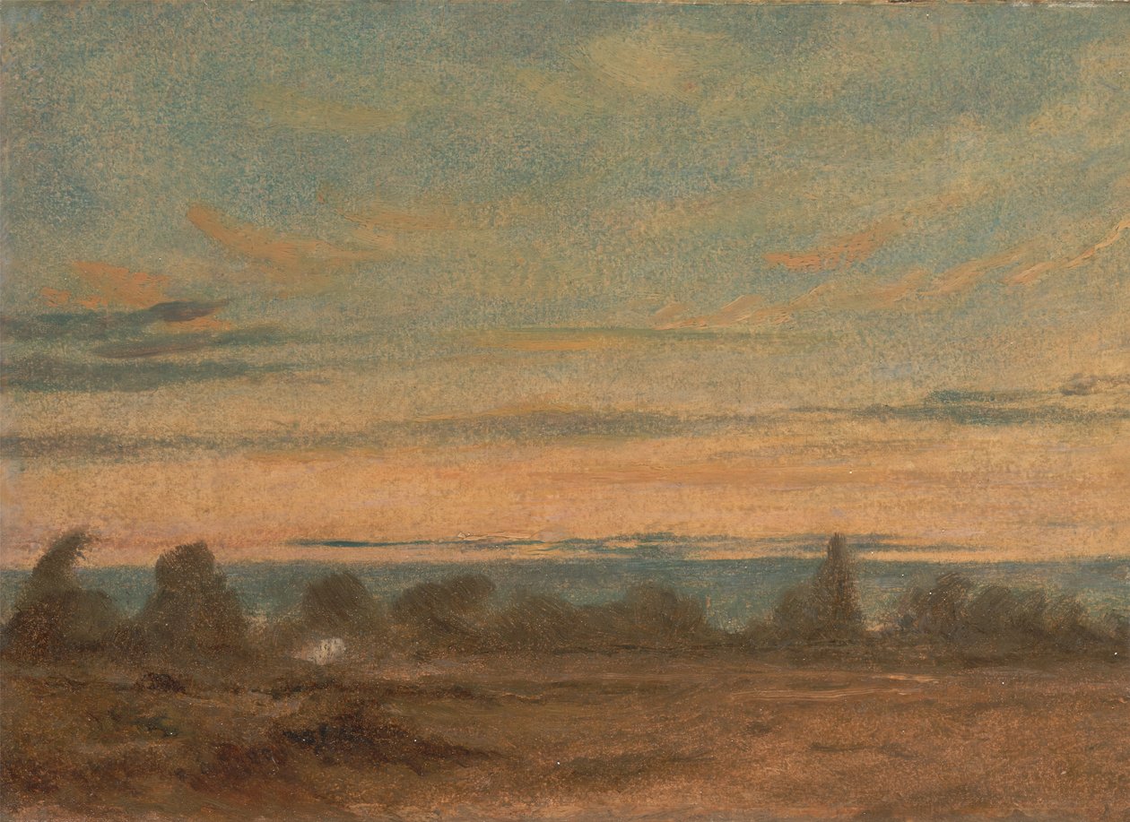Été - Paysage du soir, vers 1825 - John Constable