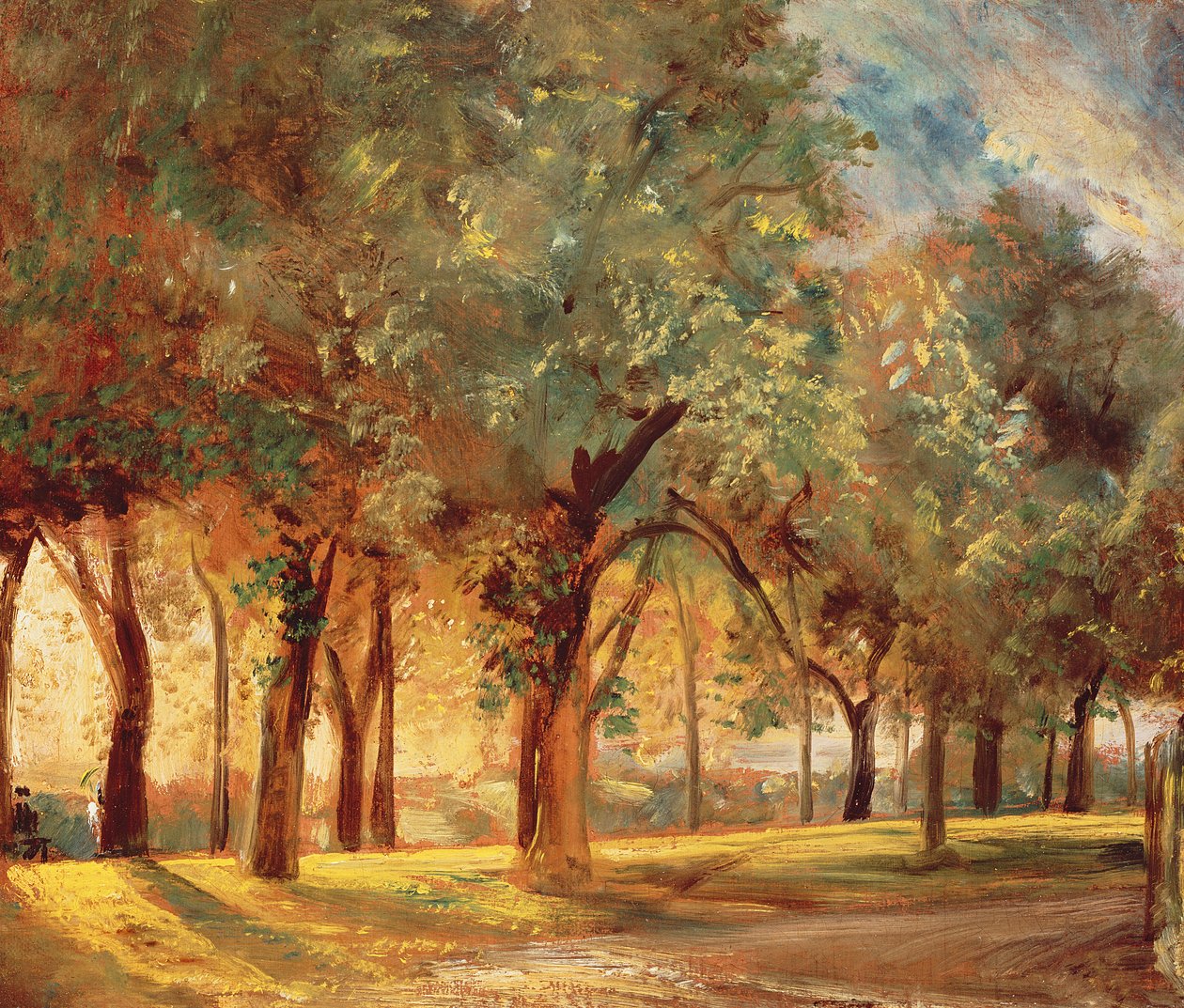 La promenade des juges, Hampstead, vers 1820 - John Constable