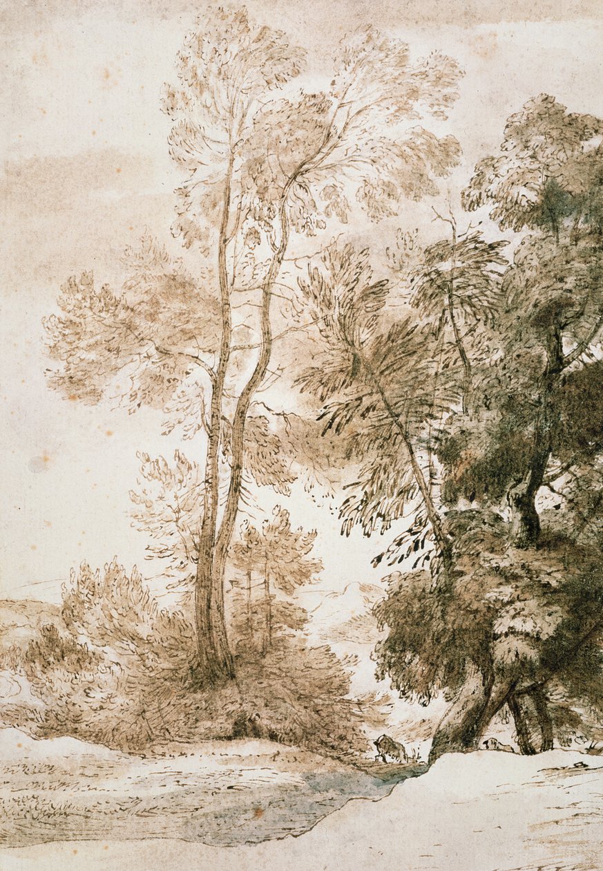 Arbres et cerfs, d