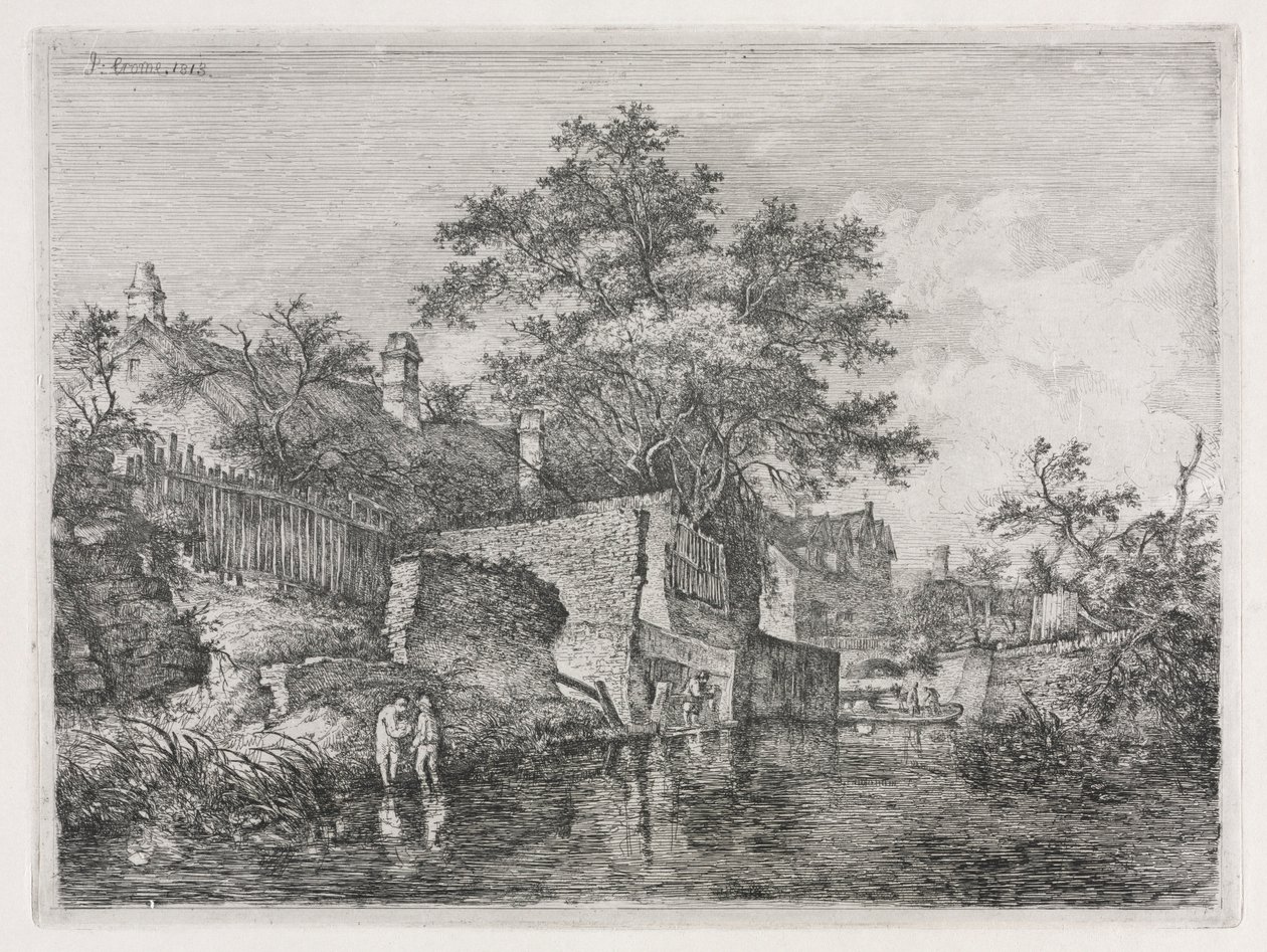 Façade des nouveaux moulins, 1813 - John Crome