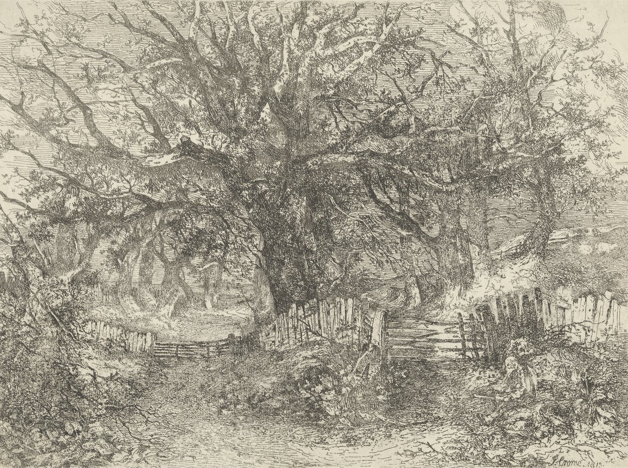 Scène de route, Trowse Hall, 1813 - John Crome