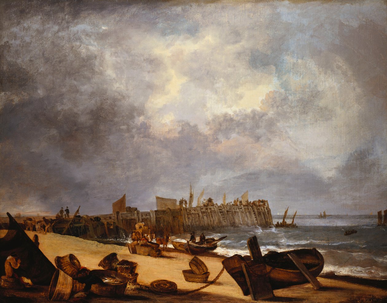 Jetée de Yarmouth - John Crome
