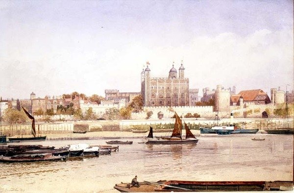 Tour de Londres depuis la rive sud - John Crowther