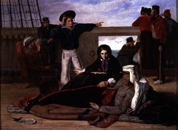 Approchant de la maison, 1858 - John Dalbiac Luard
