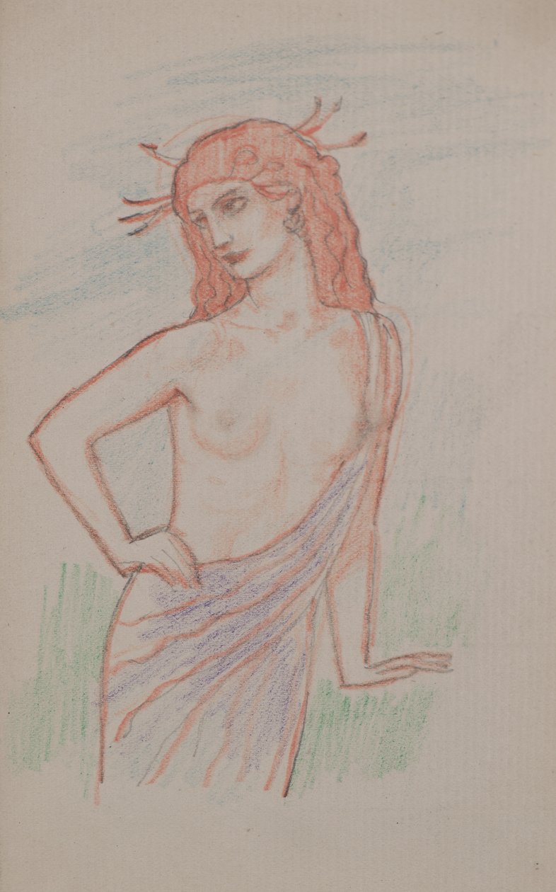 Sans titre [Figure féminine] - John Duncan