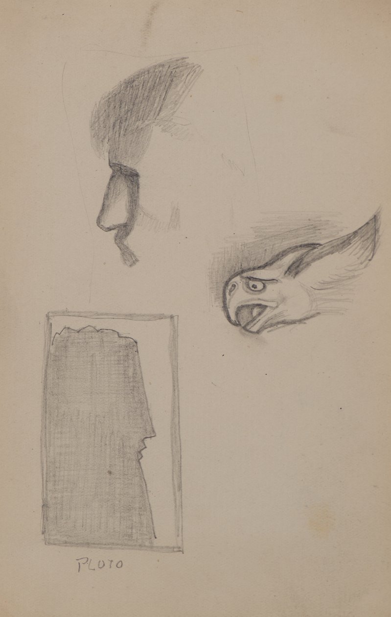 Sans titre [Croquis au crayon] - John Duncan