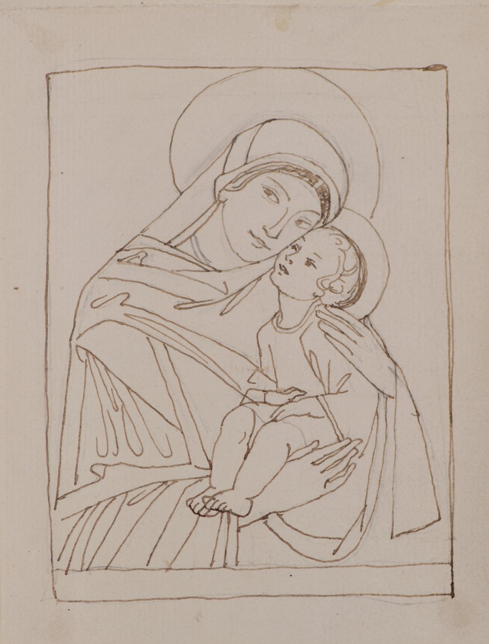 Sans Titre [Vierge et Enfant] - John Duncan