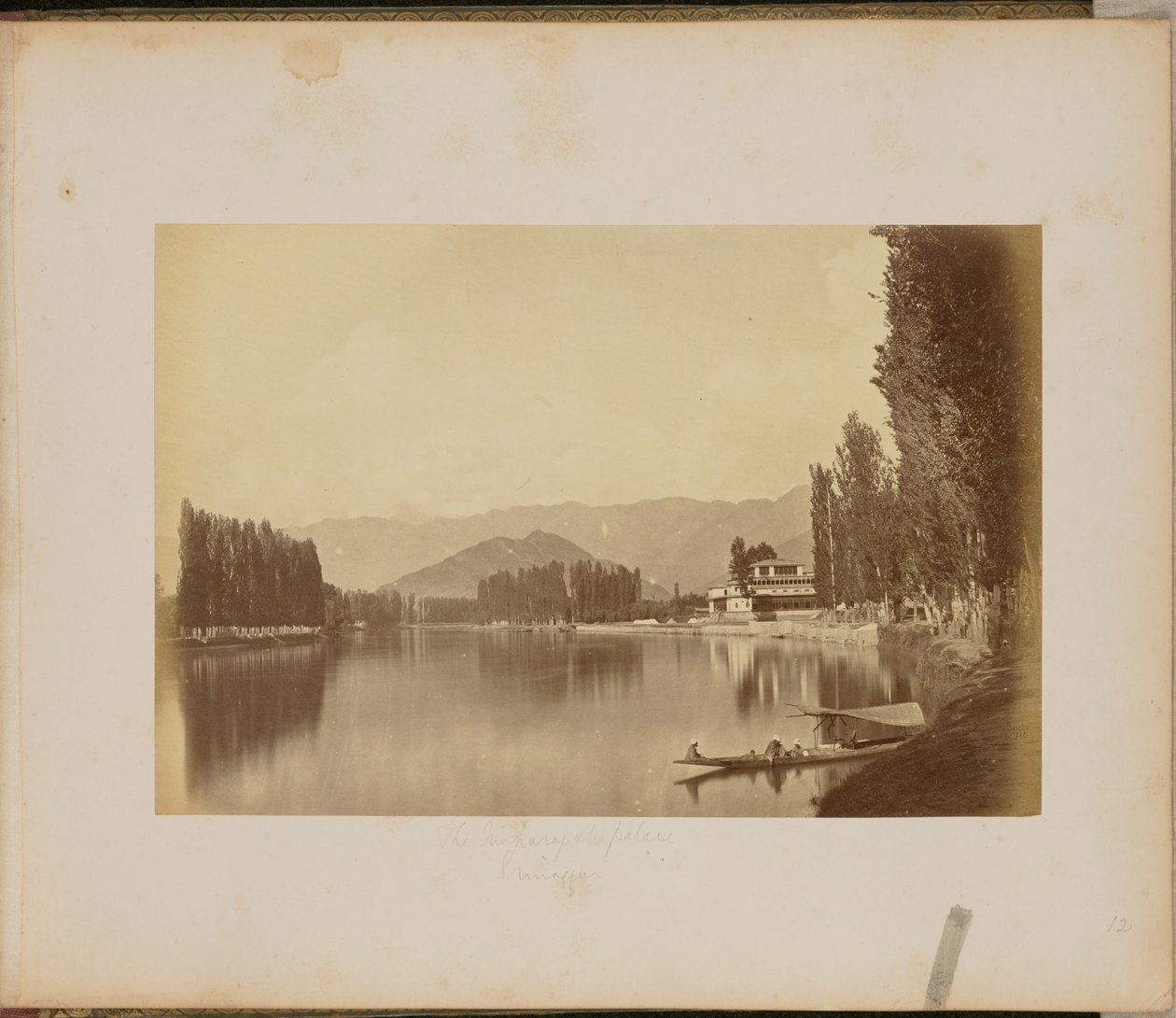 Le palais des Maharajahs [sic]. Srinaggar - John Edward Saché