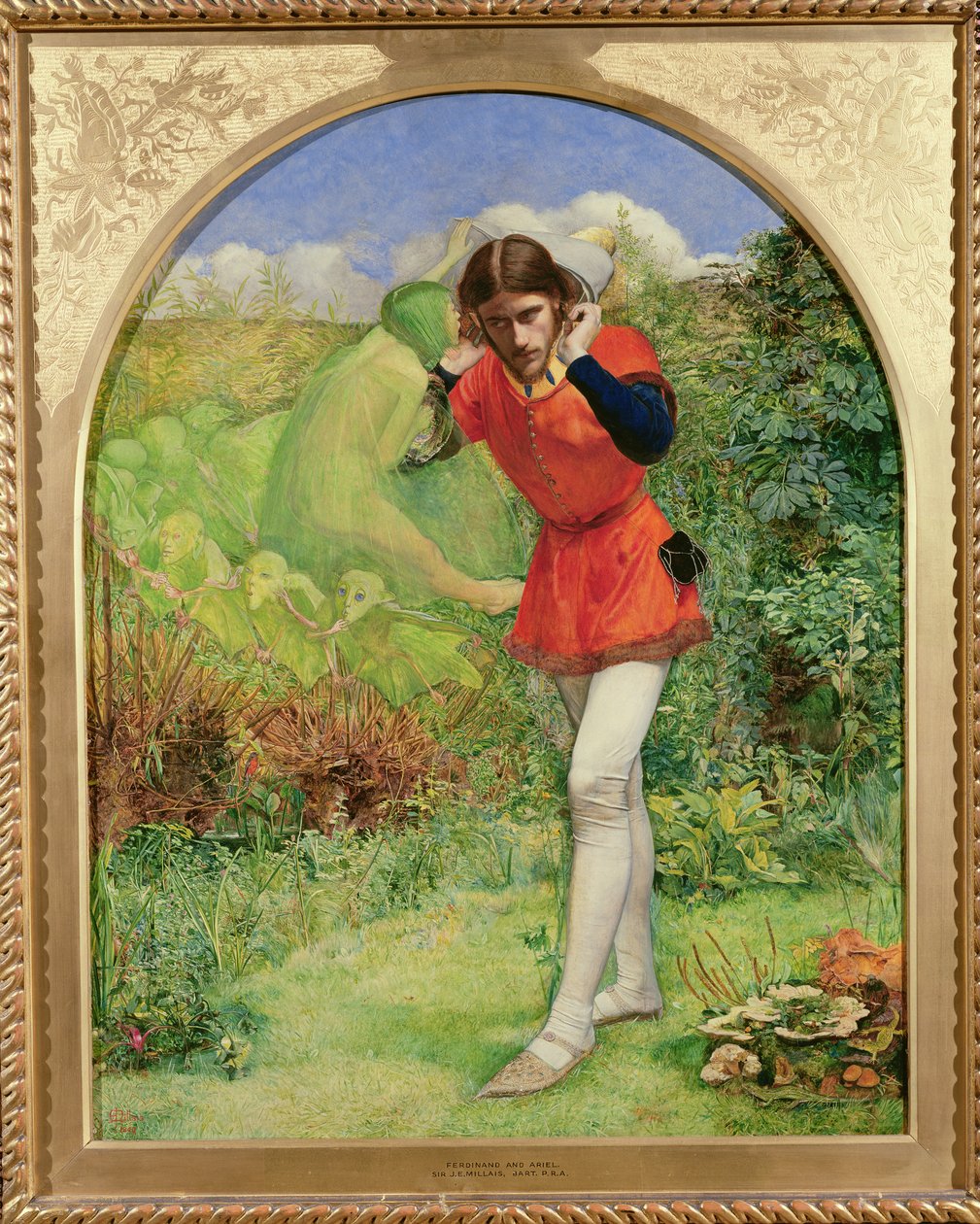 Ferdinand attiré par Ariel, 1849-50 - John Everett Millais