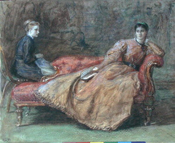 La fin du chapitre - John Everett Millais