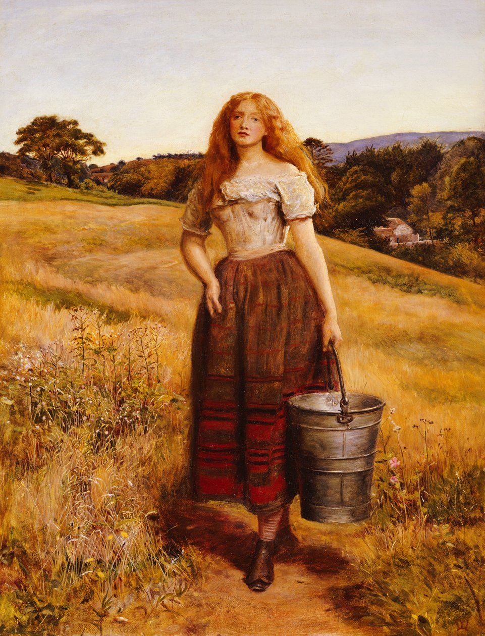 La Fille du fermier - John Everett Millais