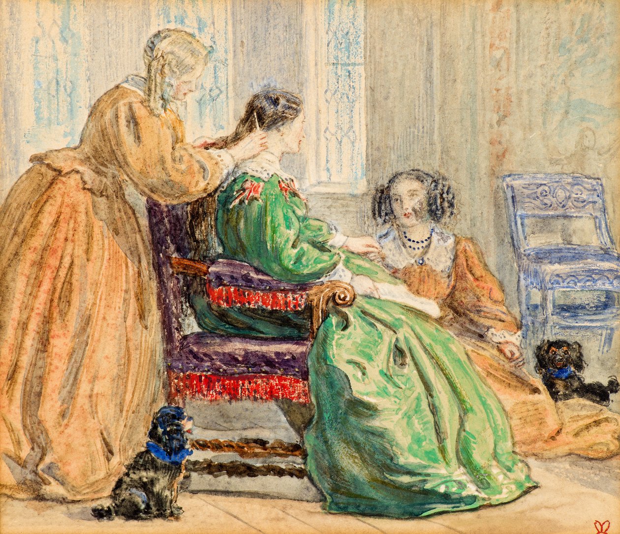 La Toilette - John Everett Millais