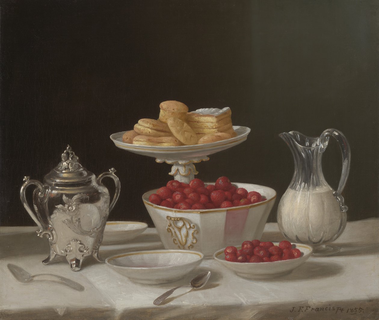 Nature morte de dessert - John F. Francis
