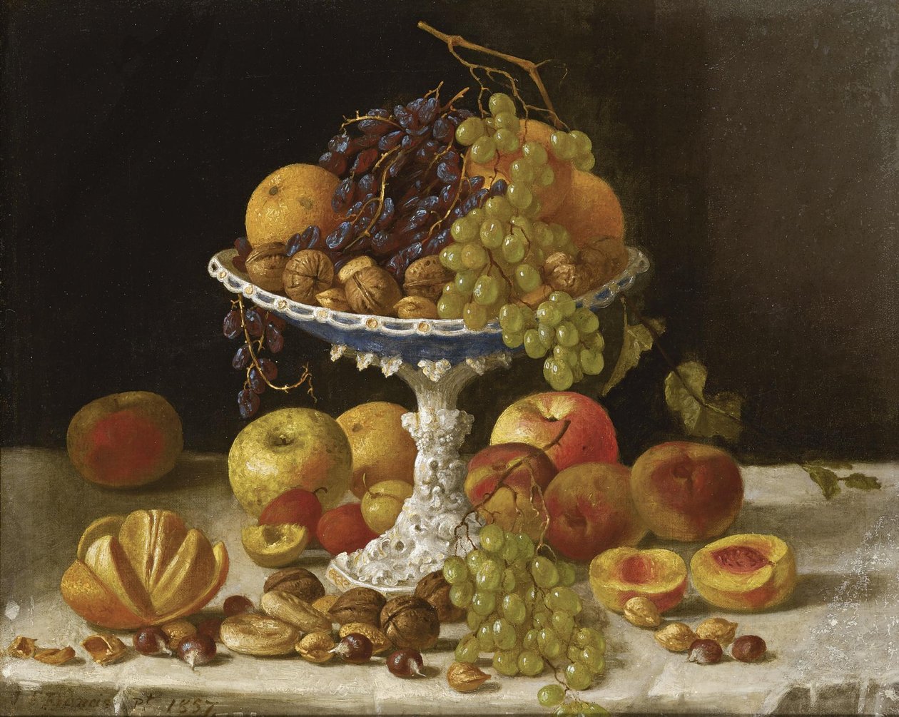 Nature morte avec compote blanche - John F. Francis
