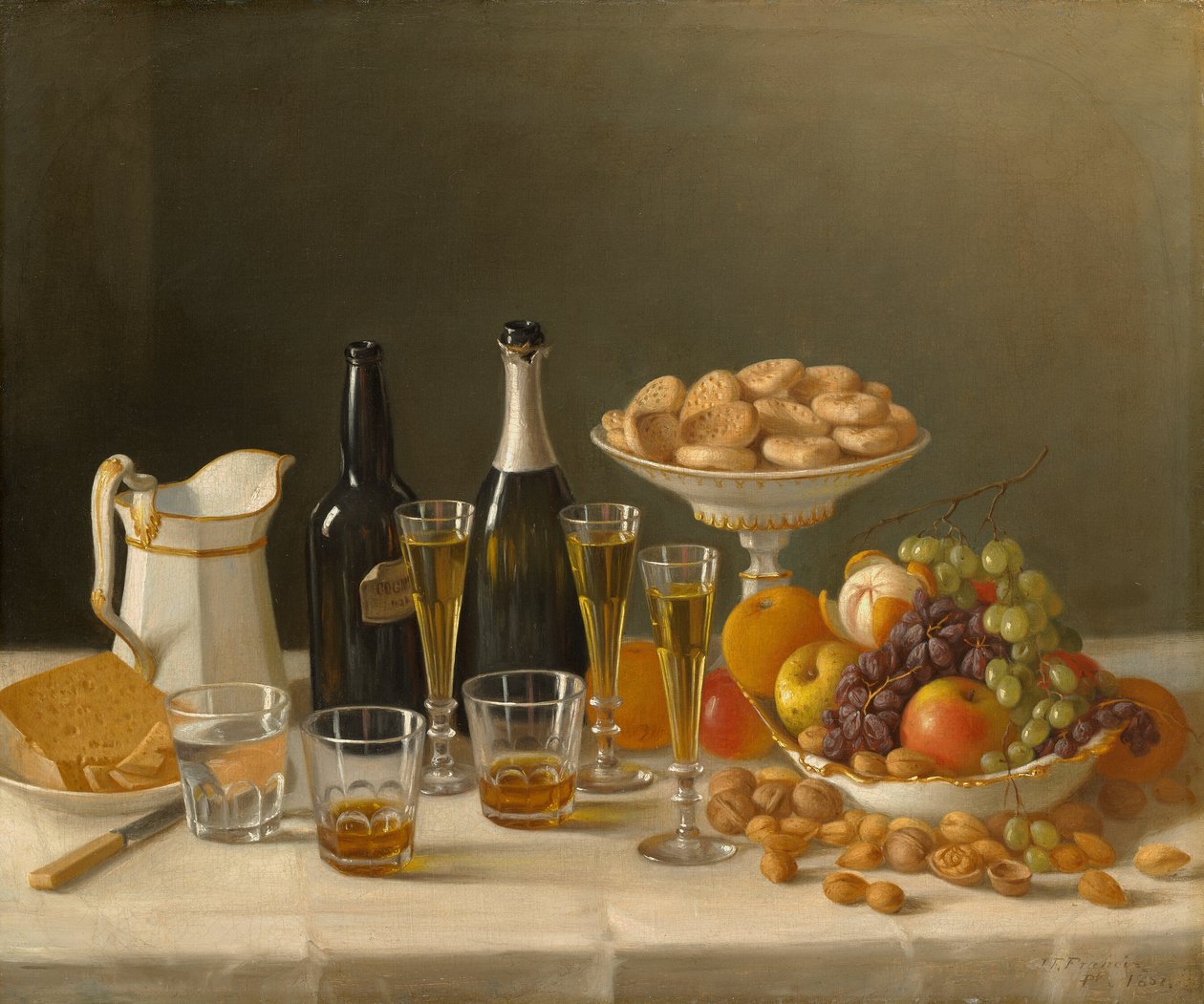 Vin, fromage et fruits - John F. Francis