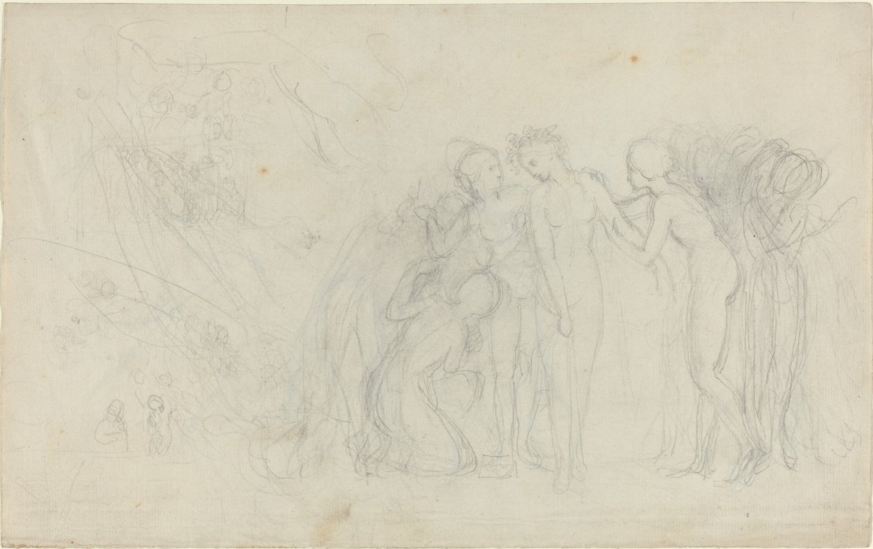 Groupe de figures féminines - John Flaxman