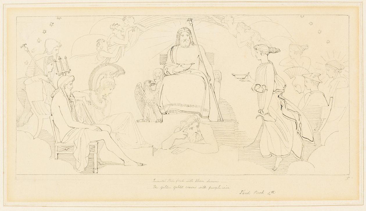 Le Conseil des Dieux - John Flaxman