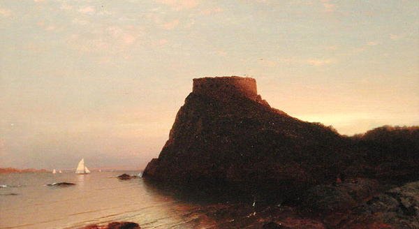 Fort Dumpling, Rhode Island - John Frederick Kensett