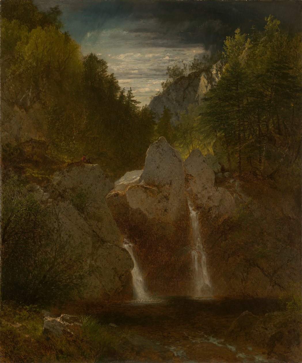 Piscine rocheuse, chutes de Bash-Bish - John Frederick Kensett