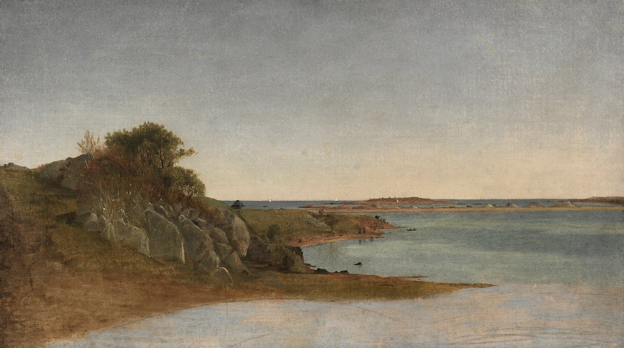 Vue près de Newport - John Frederick Kensett