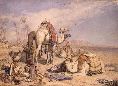 Une halte dans le désert - John Frederick Lewis