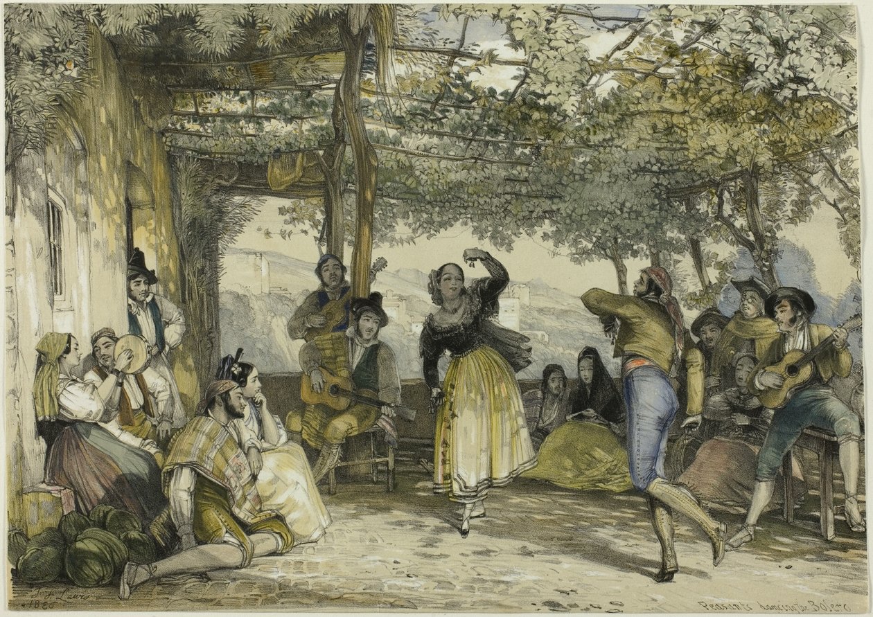Paysans espagnols dansant le Boléro - John Frederick Lewis