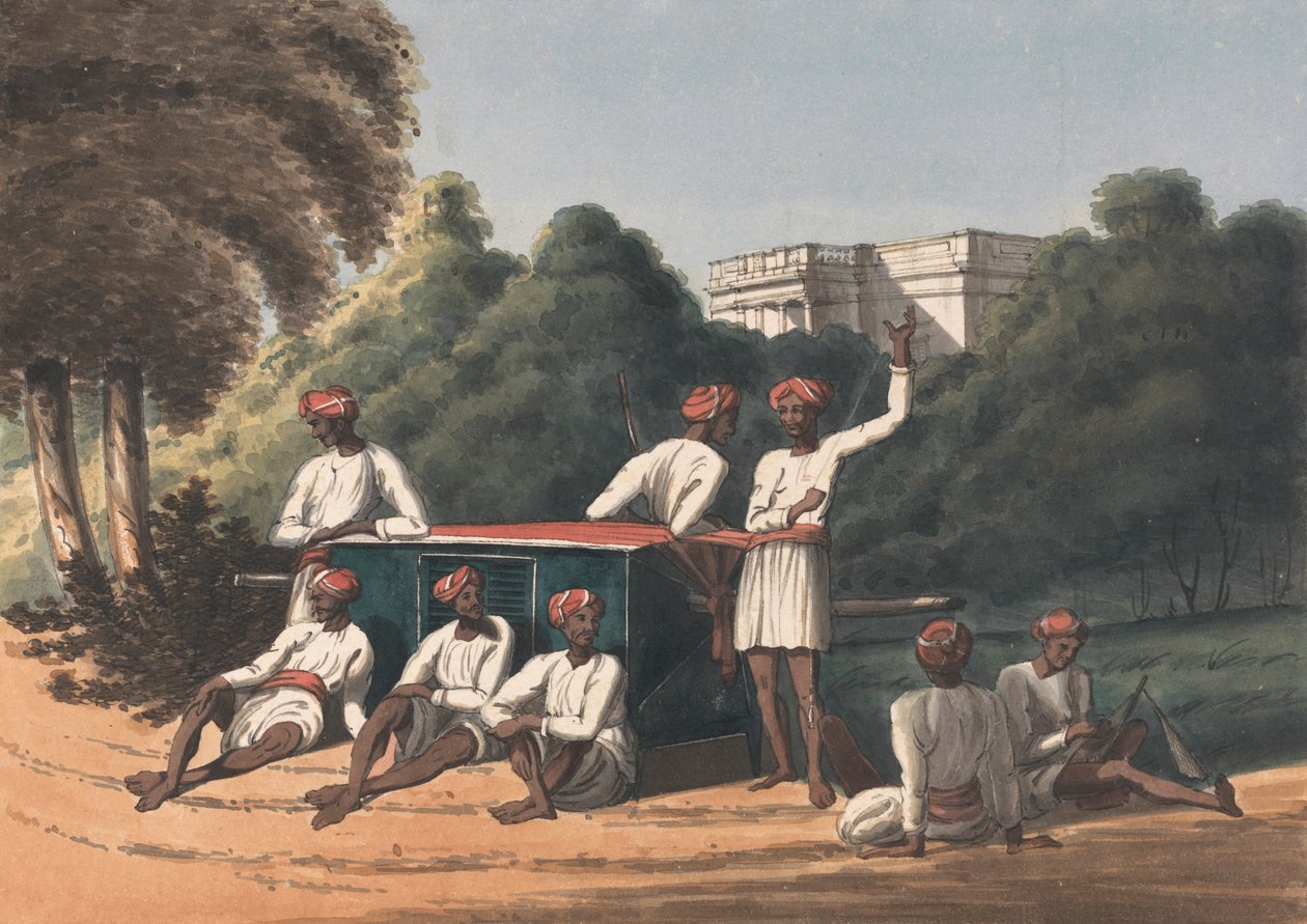 Porteurs de palanquin - John Gantz