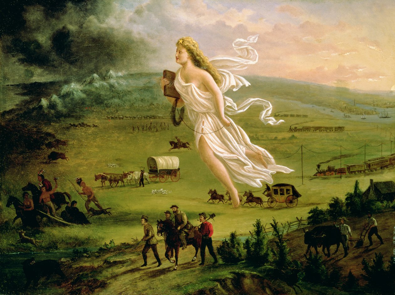Progrès américain, 1872 - John Gast