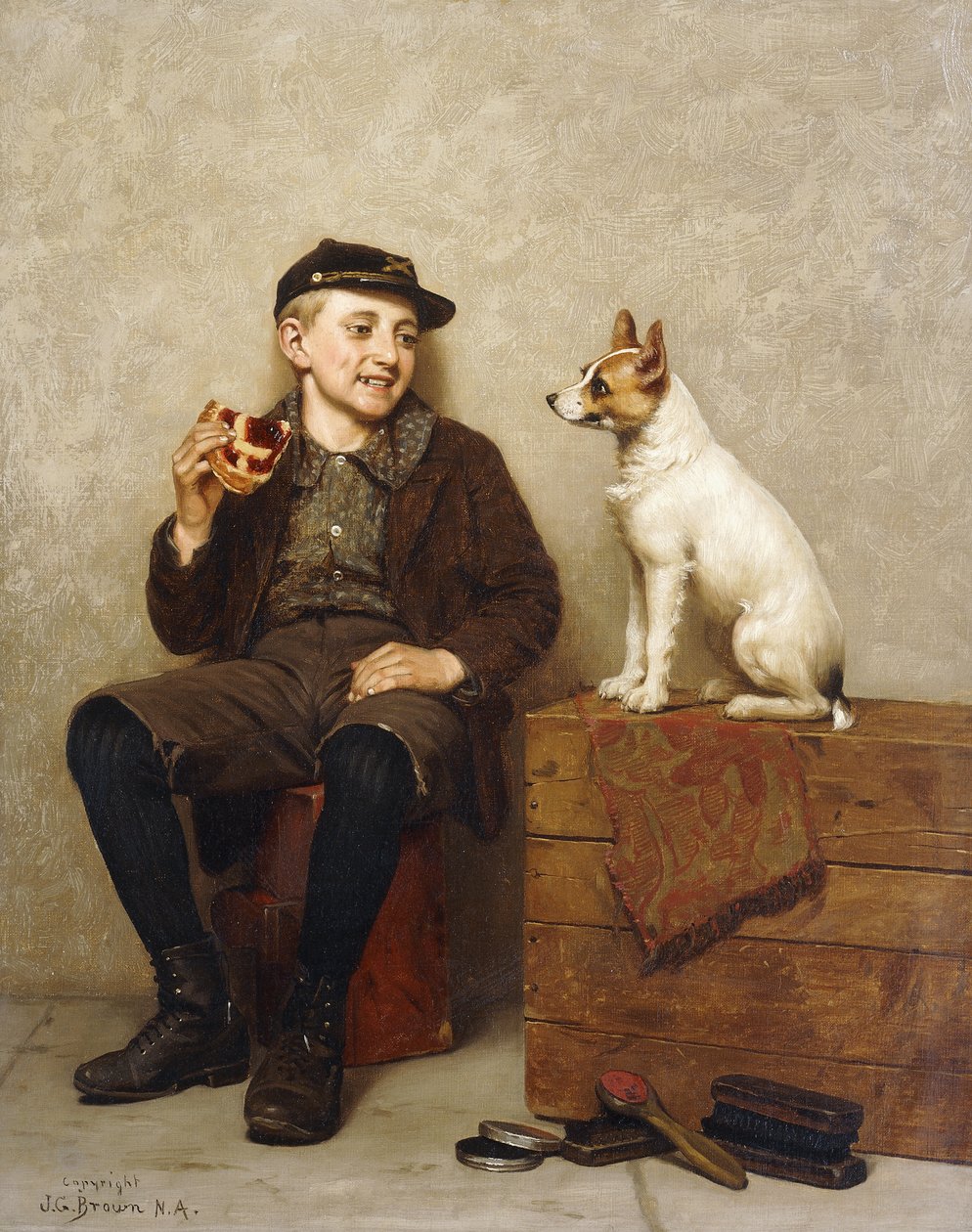 Je partagerai avec toi - John George Brown