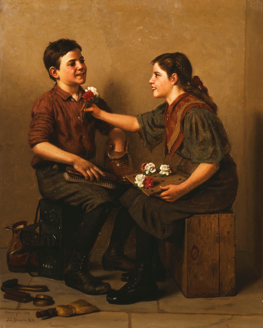 Juste un nickel, Joe - John George Brown