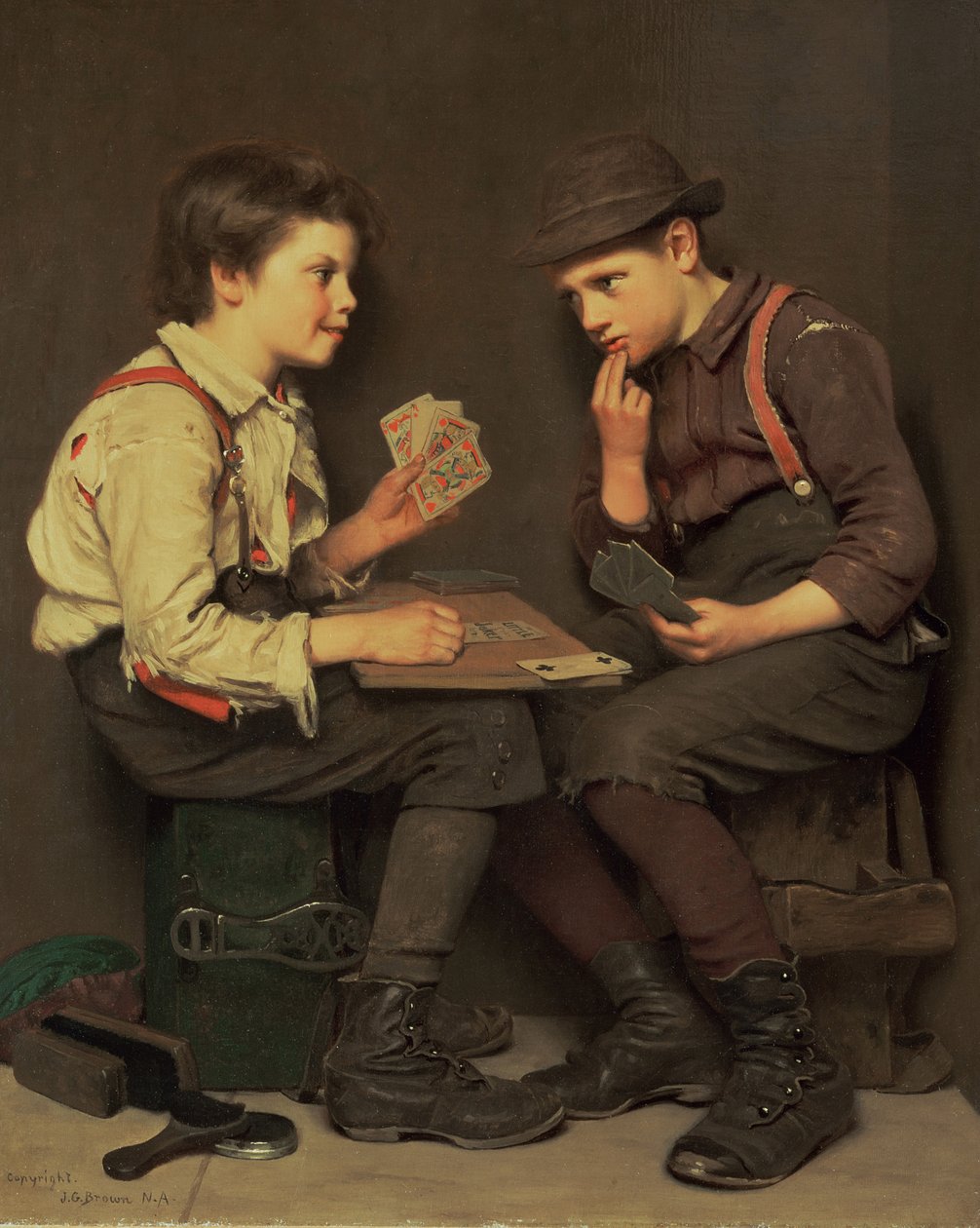 Le Petit Farceur - John George Brown