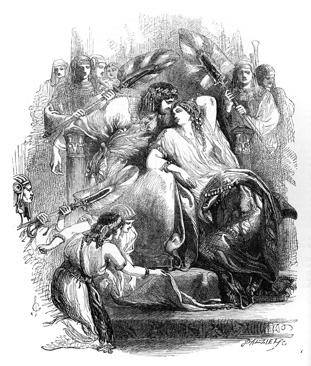 Antoine et Cléopâtre de William Shakespeare - John Gilbert