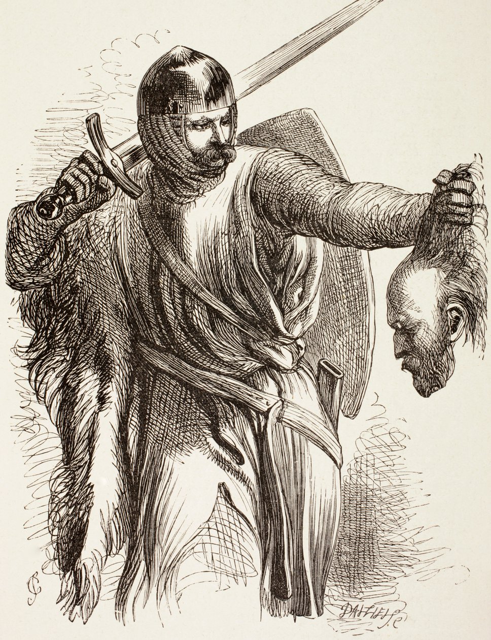 Le Bâtard avec la tête de l