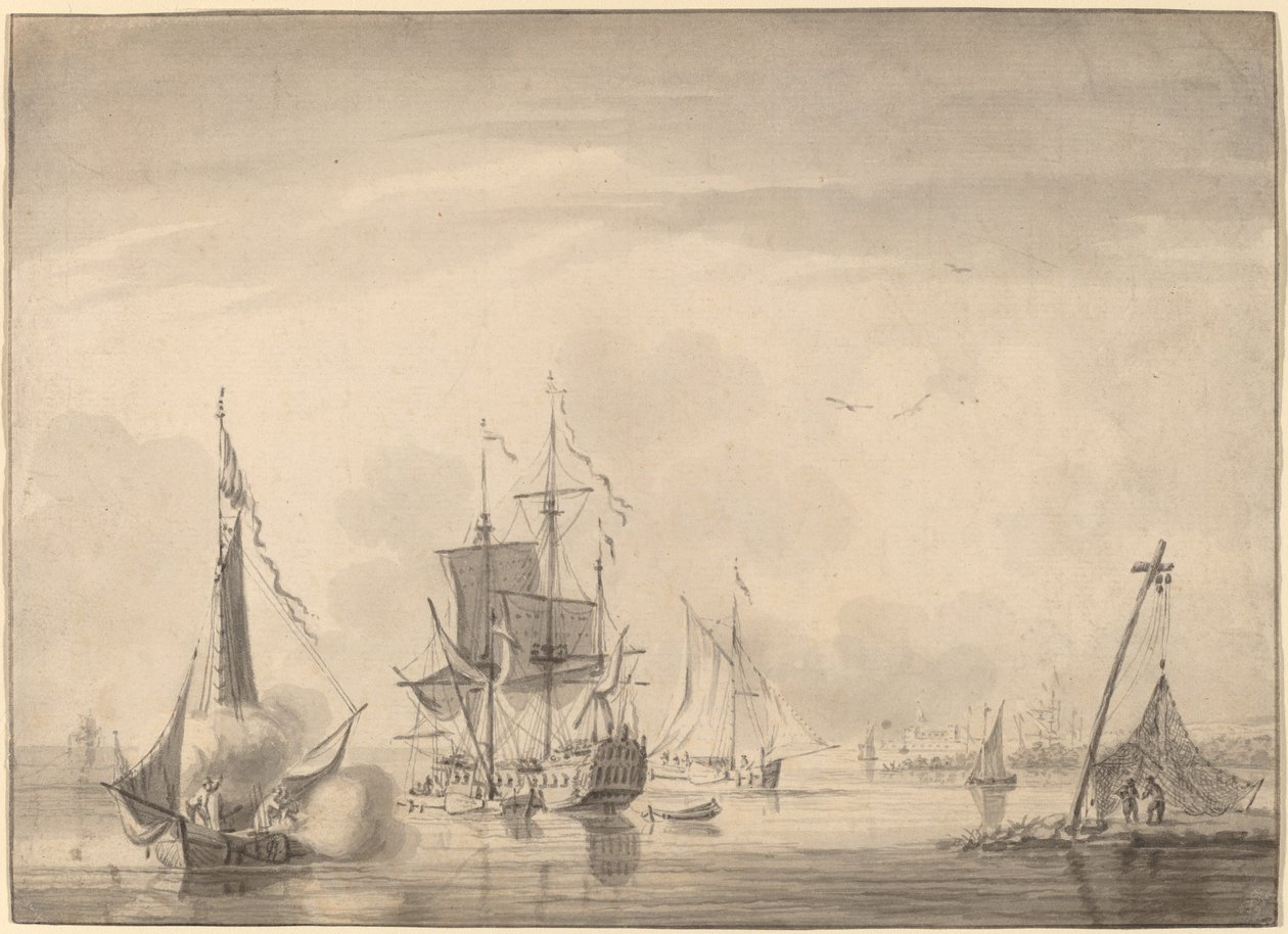 Scène de port - John Greenwood