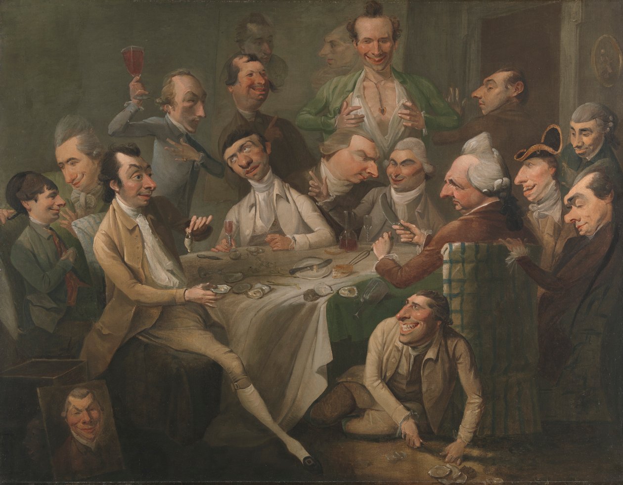Un groupe de caricatures - John Hamilton Mortimer