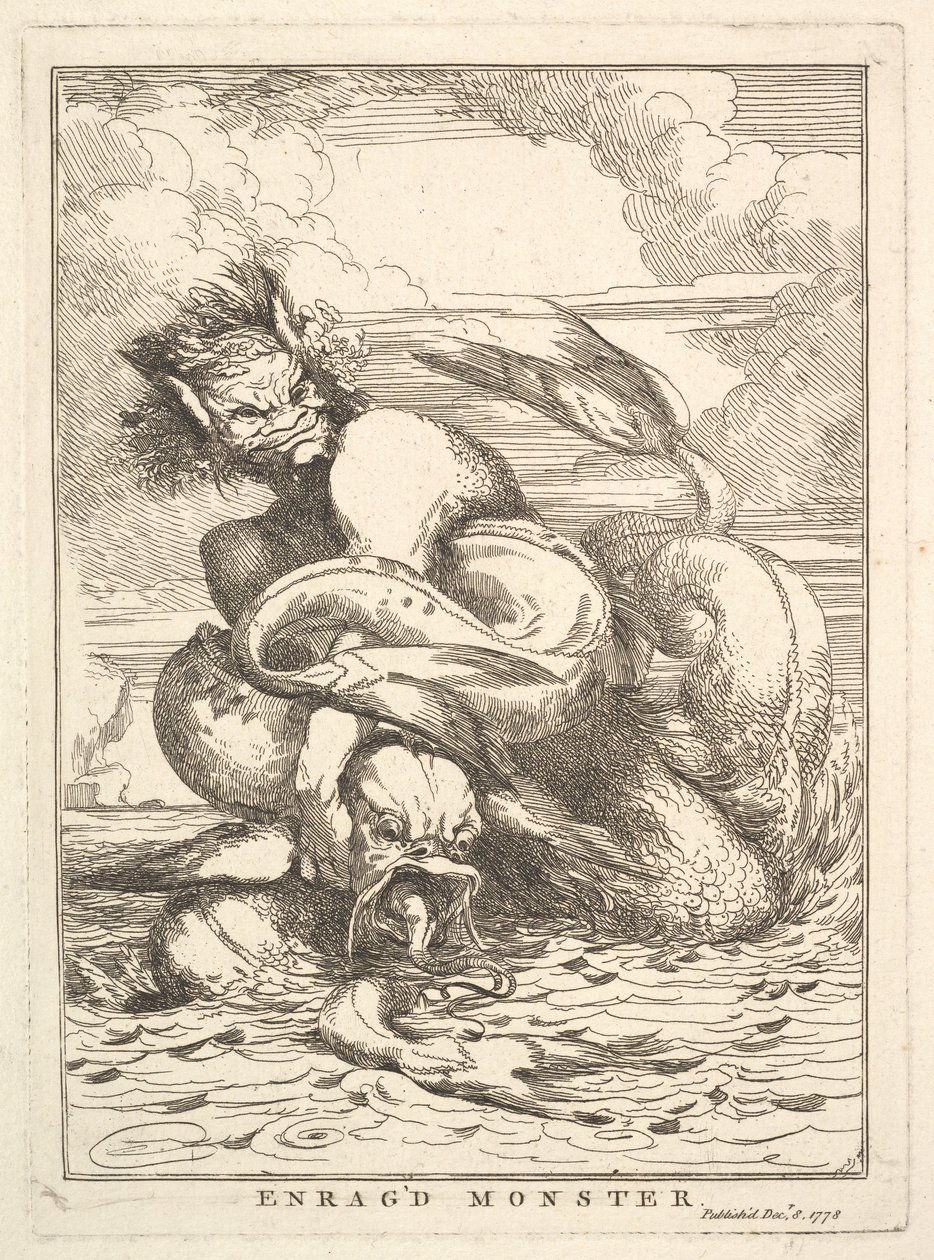 Monstre enragé, 8 décembre 1778 - John Hamilton Mortimer