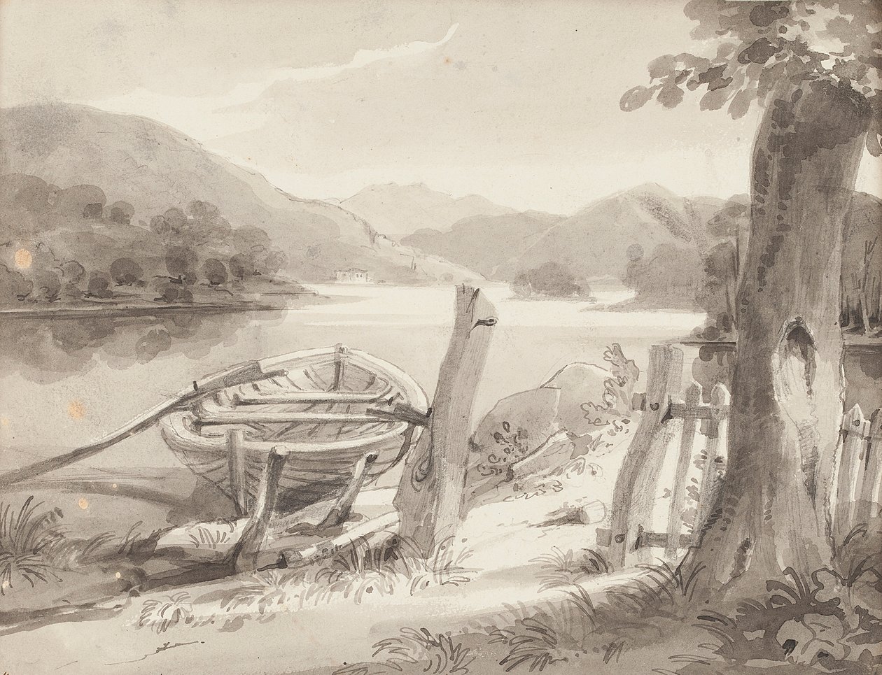 Bateau à Bowness - John Harden