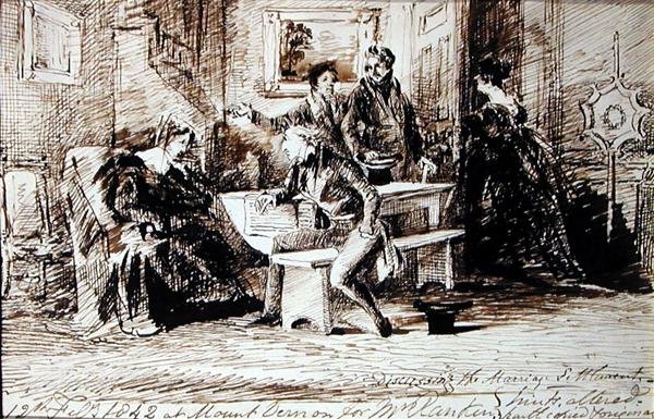 Discussion sur le contrat de mariage - John Harden