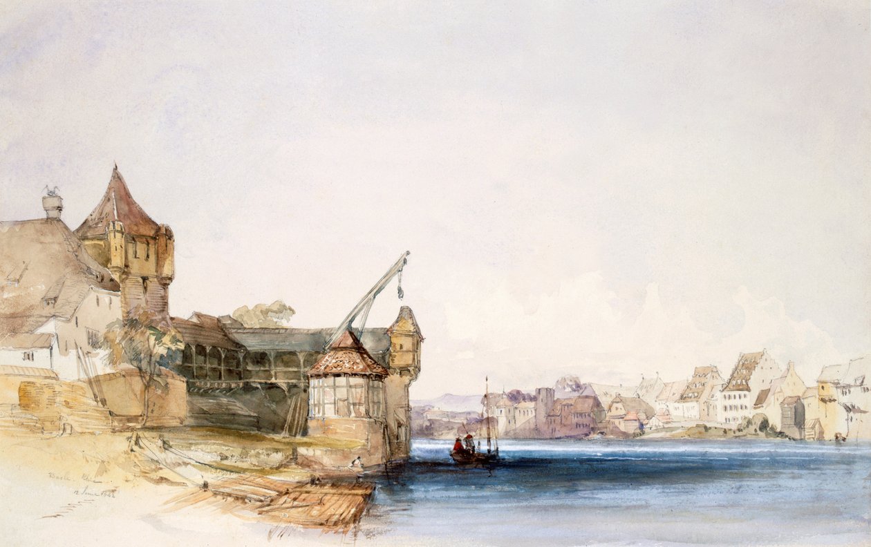 Vue de Bâle, 1842 - John Harper
